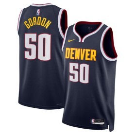 Män Denver Nuggets Tröja Aaron Gordon 50 Nike 2022-23 Icon Edition Marin Swingman
